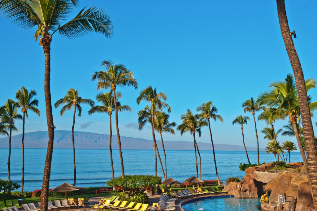 A photo of a beach in Oahu overlooking neighbor islands